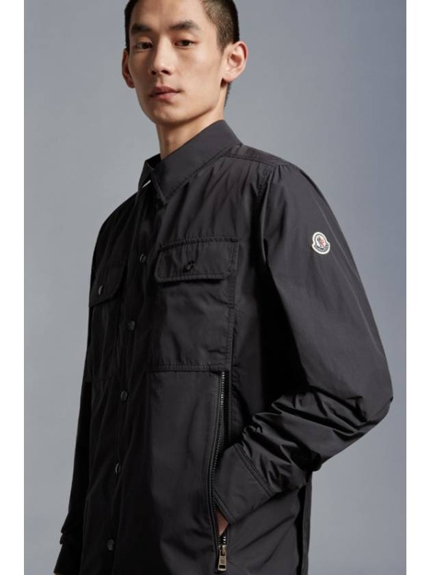 Matro Black Shirt Jacket Windbreaker MATRO 1A00096 54A91 999 - MONCLER - BALAAN 3