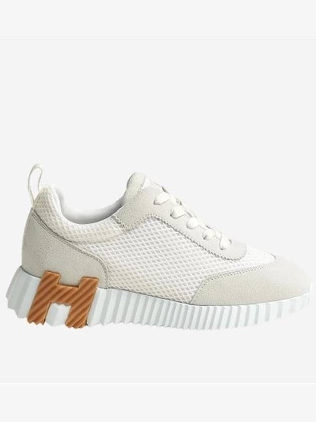 Bouncing Low Top Sneakers Blanc - HERMES - BALAAN 4