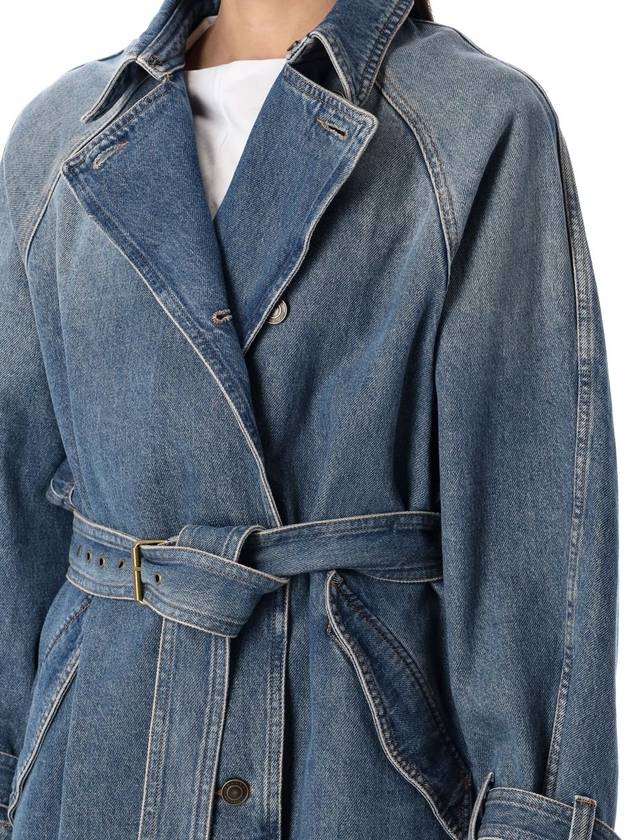 BREKKA DENIM TRENCH - ISABEL MARANT - BALAAN 3