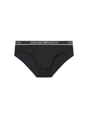 UNDERWEAR Men s Color Trimming Band Cotton Briefs Black 270847 - EMPORIO ARMANI - BALAAN 1