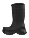 Women's Crocs Rubber Long Boots Black - BALENCIAGA - BALAAN 2