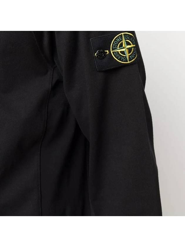 Waffen Patch Crewneck Sweatshirt Black - STONE ISLAND - BALAAN 4