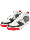 Color Block High Top Sneakers - LANVIN - BALAAN 3