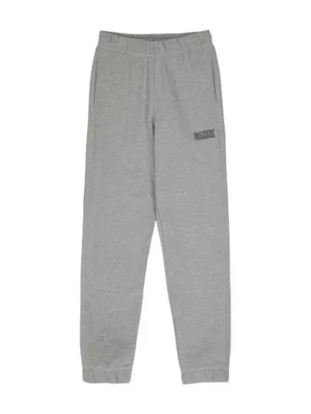 Software Isoli Elasticated Pants Gray - GANNI - BALAAN 1