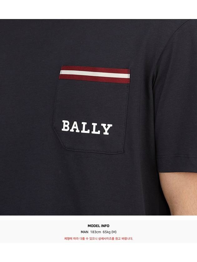 Men s Short Sleeve T Shirt M5OU589F 7S319 O 713 - BALLY - BALAAN 6