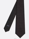 Cannage Silk Tie Black - DIOR - BALAAN 5