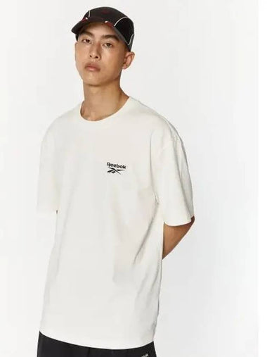 Small logo t shirt OFFWHITE Off white - REEBOK - BALAAN 1