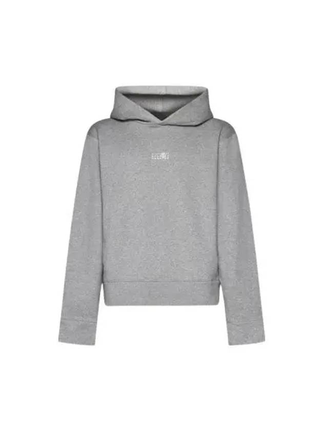 Small Number Logo Cotton Hoodie Grey - MAISON MARGIELA - BALAAN 2