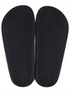 Women's Embossed Logo Slippers Black - GIVENCHY - BALAAN.