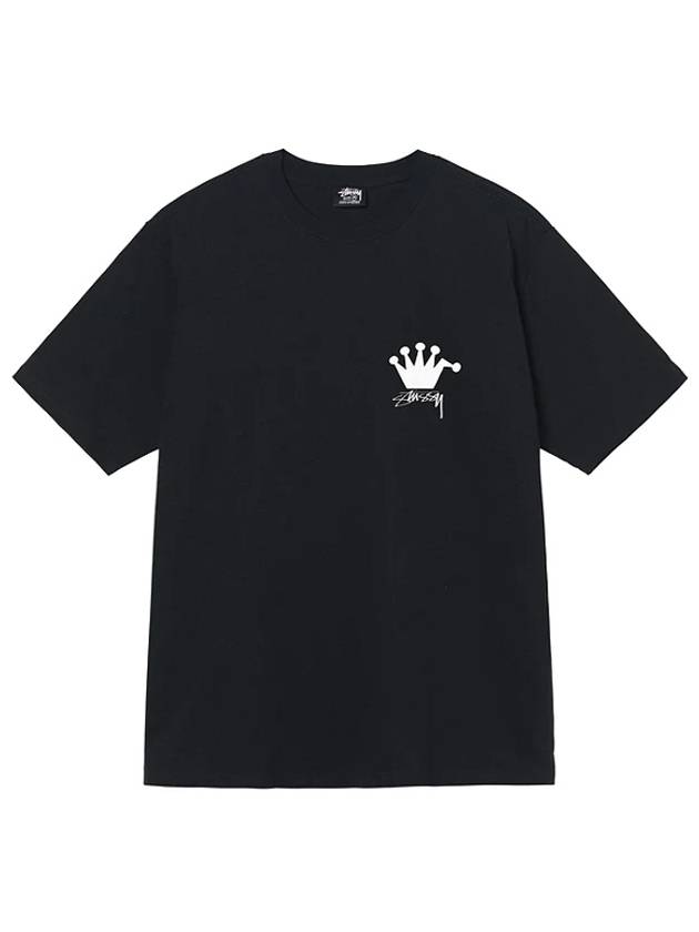 crown t shirt black women - STUSSY - BALAAN 2