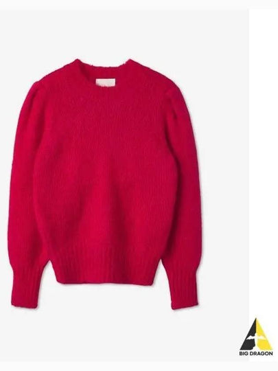 Emma Mohair Jumper Knit Top Fuchsia Pink - ISABEL MARANT - BALAAN 2