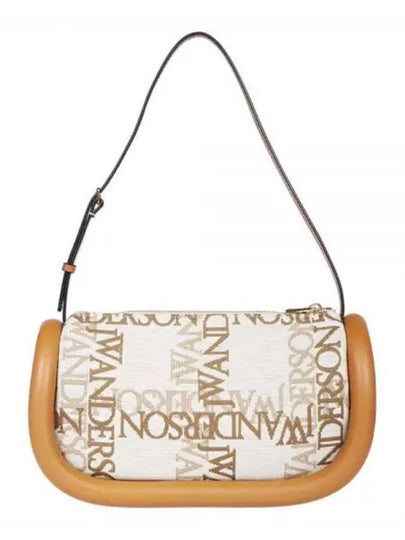 The Bumper 15 Jacquard Grid Logo Shoulder Bag Brown - JW ANDERSON - BALAAN 2