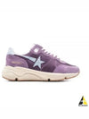 Women's Running Suede Low Top Sneakers Purple - GOLDEN GOOSE - BALAAN 2