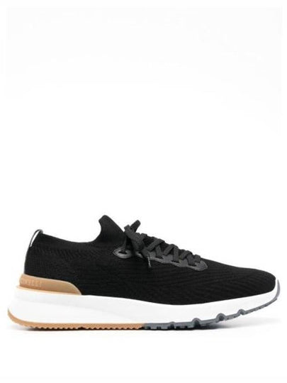 Knit Running Sneakers Black - BRUNELLO CUCINELLI - BALAAN 2