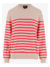 Phoebe Striped Cashmere Cotton Knit Top - A.P.C. - BALAAN 2