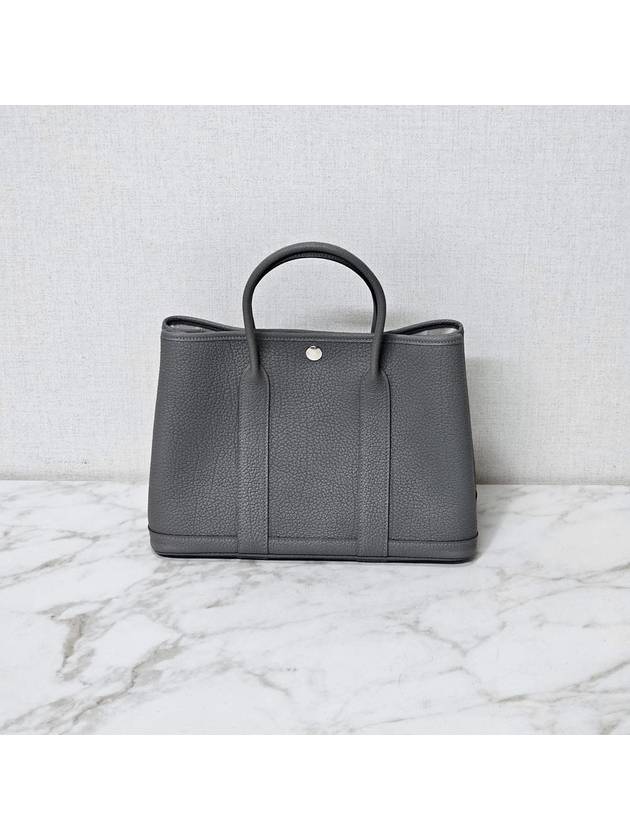 Garden Party 30 Tote Bag Grey - HERMES - BALAAN 2