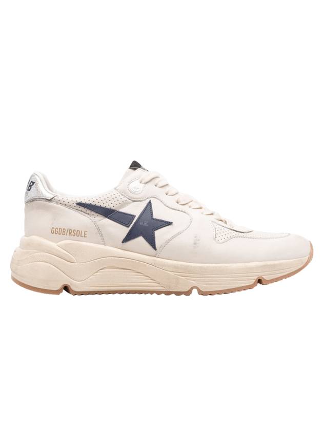 Running Sole Silver Tab Low Top Sneakers Ivory - GOLDEN GOOSE - BALAAN 1