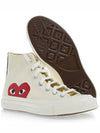 Chuck Taylor High Top Sneakers P1 K112 2 White - COMME DES GARCONS - BALAAN 6