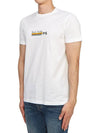 Logo Striped Short Sleeve T-Shirt White - PAUL SMITH - BALAAN 3