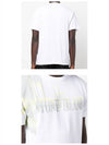 Motion Saturation One Garment Dyed Short Sleeve T-Shirt White - STONE ISLAND - BALAAN 6