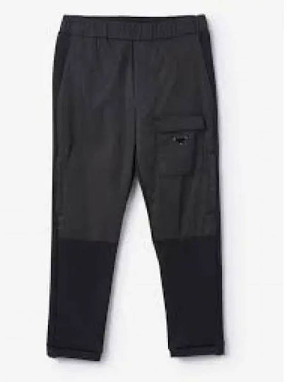 Triangle Logo Pocket Track Pants Black - PRADA - BALAAN 2