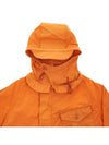 Mid Layer Flap Pocket Hooded Jacket Orange - TEN C - BALAAN 4