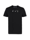 Arrow Bolt Short Sleeve T-Shirt Black - OFF WHITE - BALAAN 1