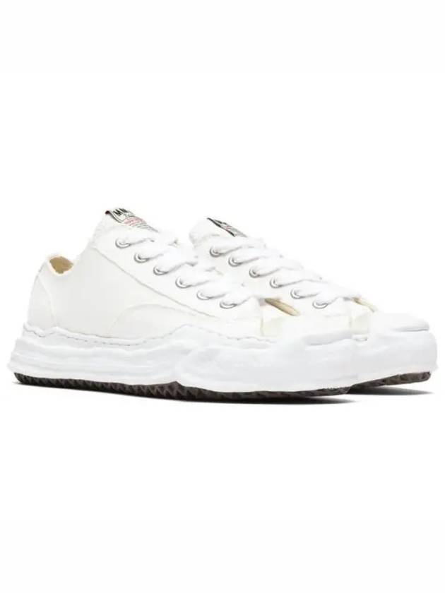 24 A11FW723 White Hank OG Sole Nylon Low Top Sneakers - MIHARA YASUHIRO - BALAAN 1