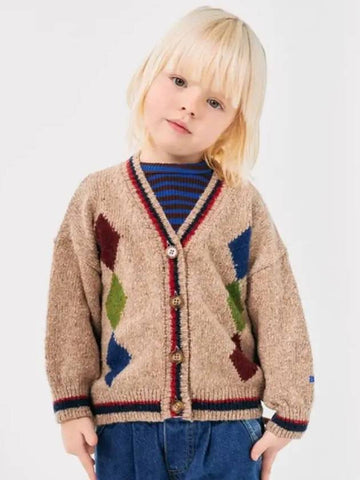 Bobo Diamonds Cardigan B224AC120 Italian Kids - BOBO CHOSES - BALAAN 1