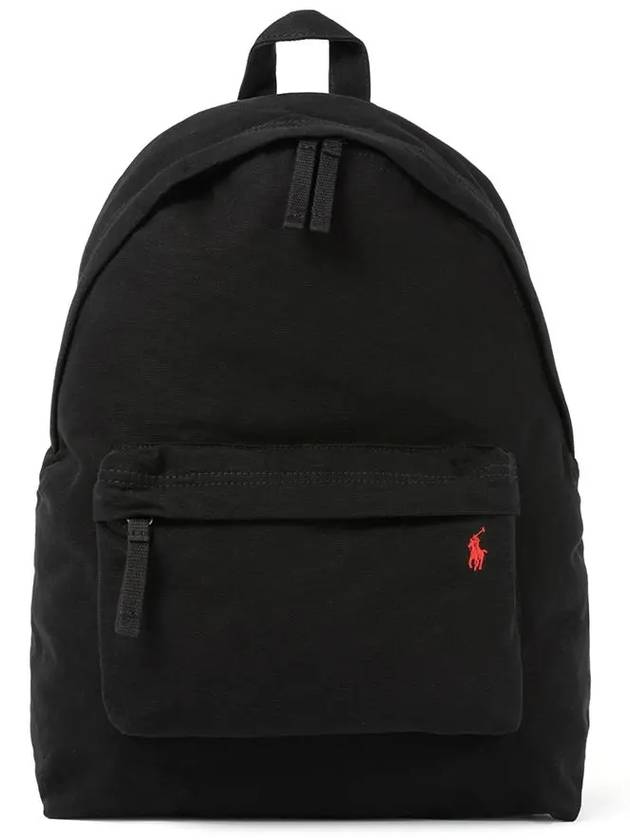 Polo Pony Backpack Black - POLO RALPH LAUREN - BALAAN 3