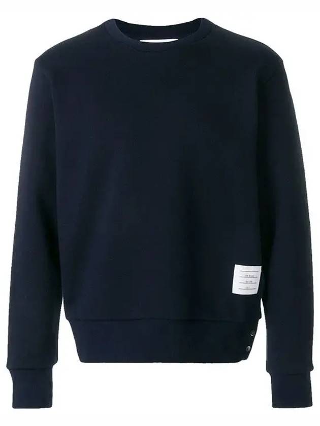 Center Back Stripe Crewneck Sweatshirt Navy - THOM BROWNE - BALAAN 3