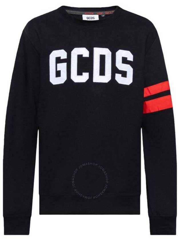 GCDS Logo Crewneck Regular Fit Sweater, Size Medium - GCDS - BALAAN 1