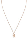 Small blue stone rose gold necklace H108615B 00 - HERMES - BALAAN 1