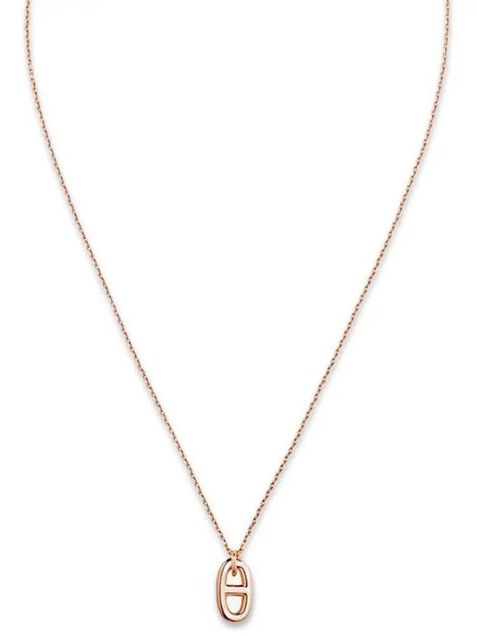 Small blue stone rose gold necklace H108615B 00 - HERMES - BALAAN 1