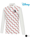 color combination wavy long-sleeved collar T-shirt DO1MTS003 - DISNEY GOLF - BALAAN 1