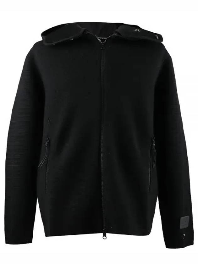 Men's Metropolis Shell Hooded Jacket Black - CP COMPANY - BALAAN 2