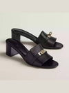 Gigi 50 Sandals Noir Black Women H232129Z - HERMES - BALAAN 4