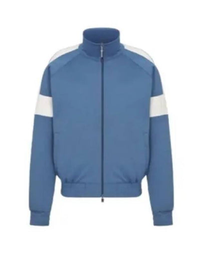 Track Zip Up Jacket Blue - DIOR - BALAAN 2