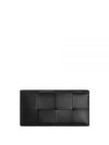 Intrecciato Large Flap Long Wallet Black - BOTTEGA VENETA - BALAAN 2