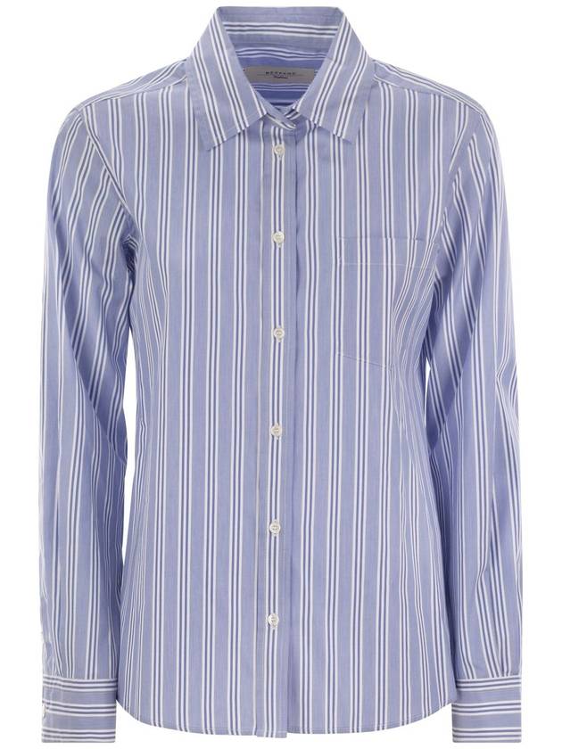 BAHAMAS - Striped cotton poplin shirt - WEEKEND MAX MARA - BALAAN 1