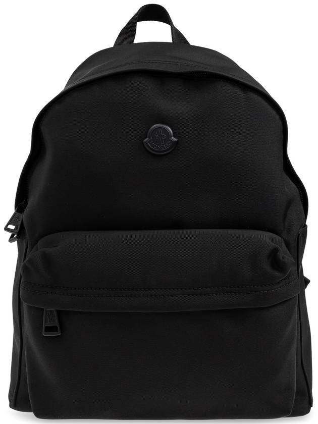 Moncler Backpack With Logo, Men's, Black - MONCLER - BALAAN 1