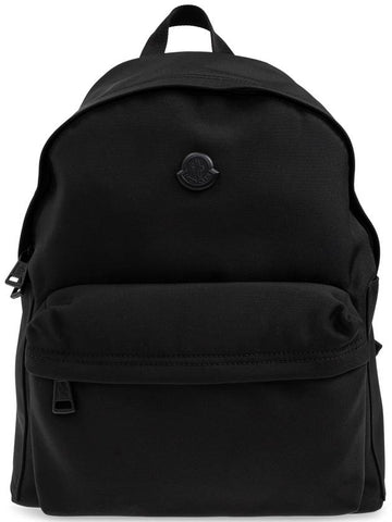 Moncler Backpack With Logo, Men's, Black - MONCLER - BALAAN 1