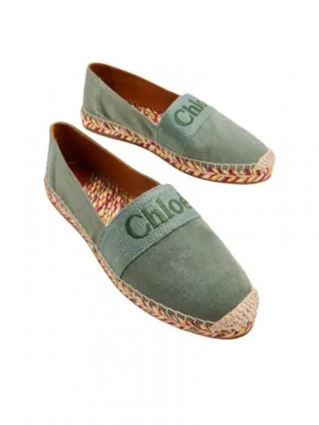 Piia Flat Espadrilles Green - CHLOE - BALAAN 2