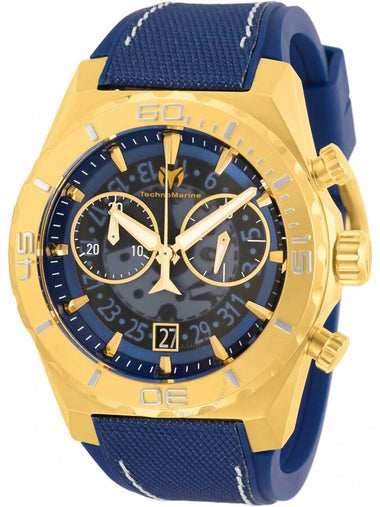 Technomarine Reef Chronograph Quartz Blue Dial Men's Watch TM-519009 - TECHNOMARINE - BALAAN 1