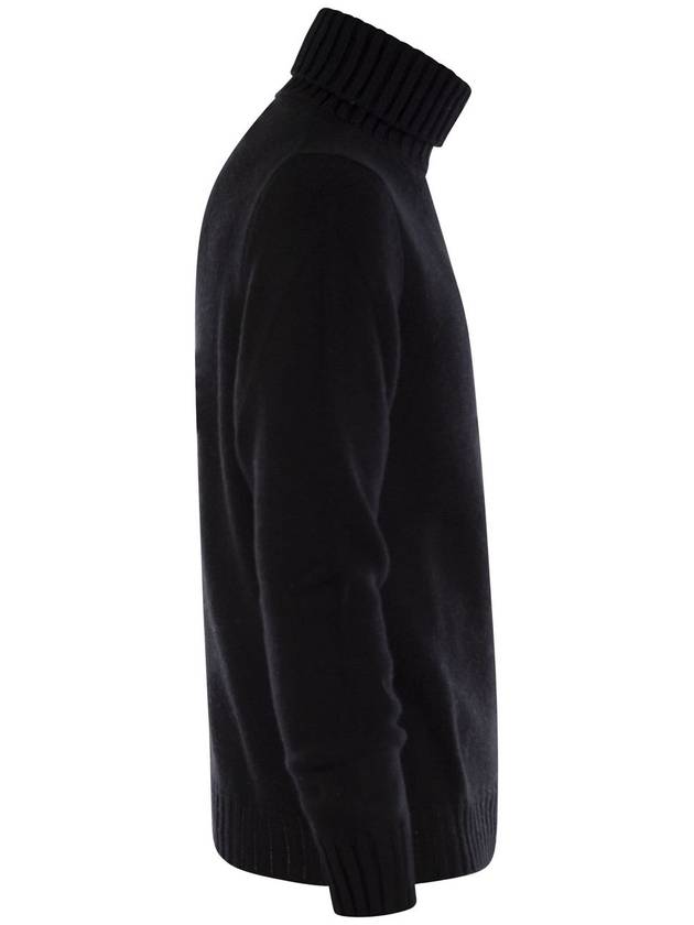 Wool and cashmere turtleneck jumper - FEDELI - BALAAN 3