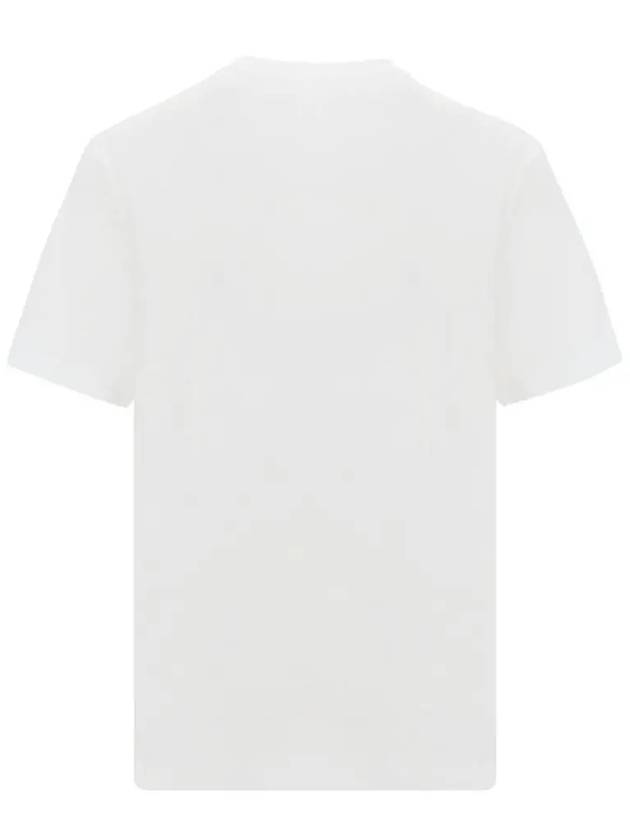 Zewel Print Cotton Short Sleeve T-Shirt White - ISABEL MARANT - BALAAN 4