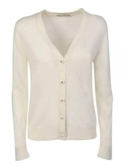 Simone Knit Cardigan Ivory - TORY BURCH - BALAAN 2