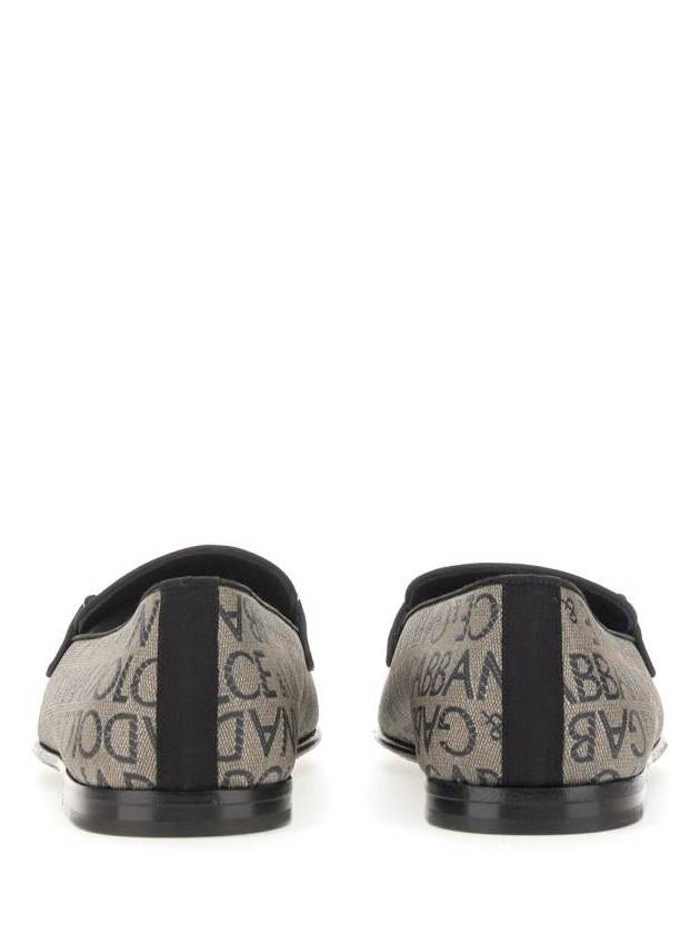 logo print loafers gray - DOLCE&GABBANA - BALAAN 4