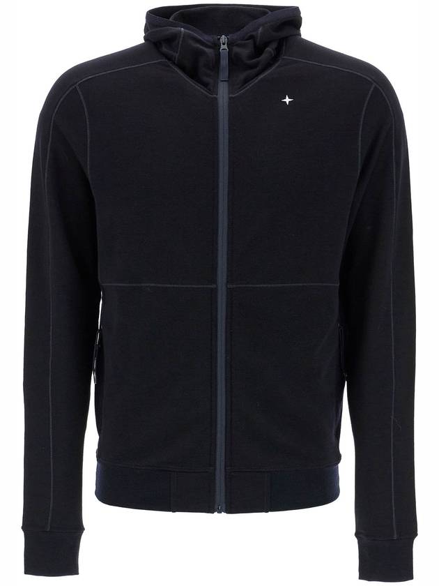 "stellina zip-up hoodie with - STONE ISLAND - BALAAN 1