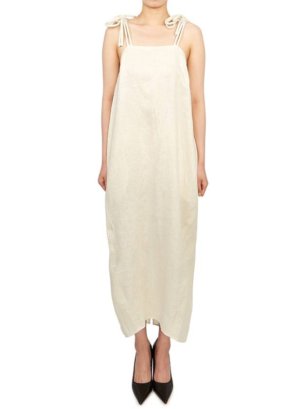 Senna Sleeveless Long Dress Ivory - MAX MARA - BALAAN 1